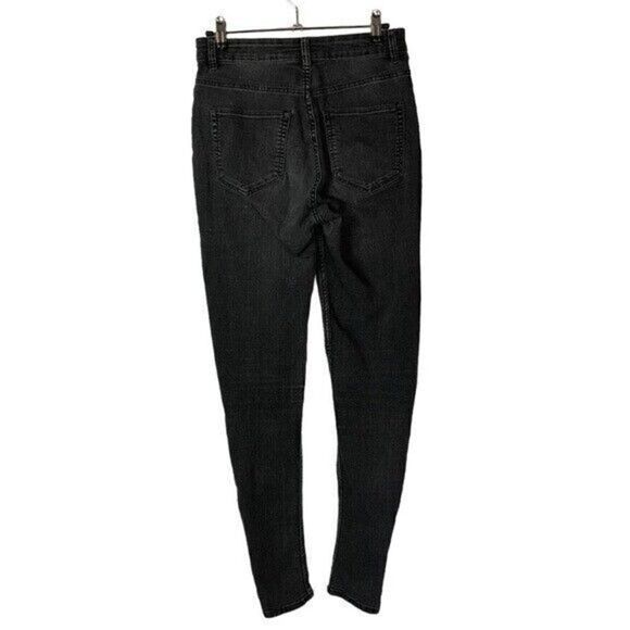 H&M Divided Faded Black High Rise Jeans 8 - Picture 2 of 3